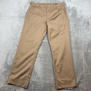 Bonobos Thursday Pants Mens 30x30 Camel Khaki Slim Straight Preppy Office HEMMED